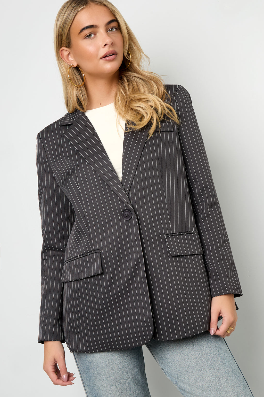 Asymmetrical blazer