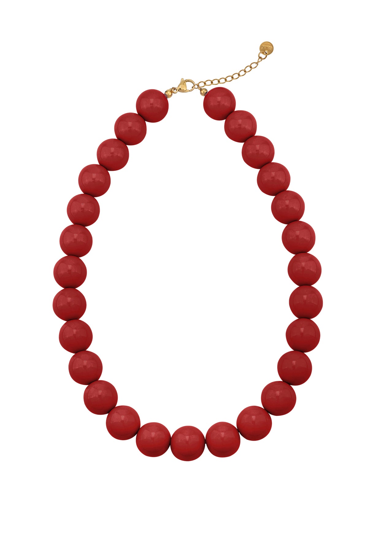 Necklace with large beads