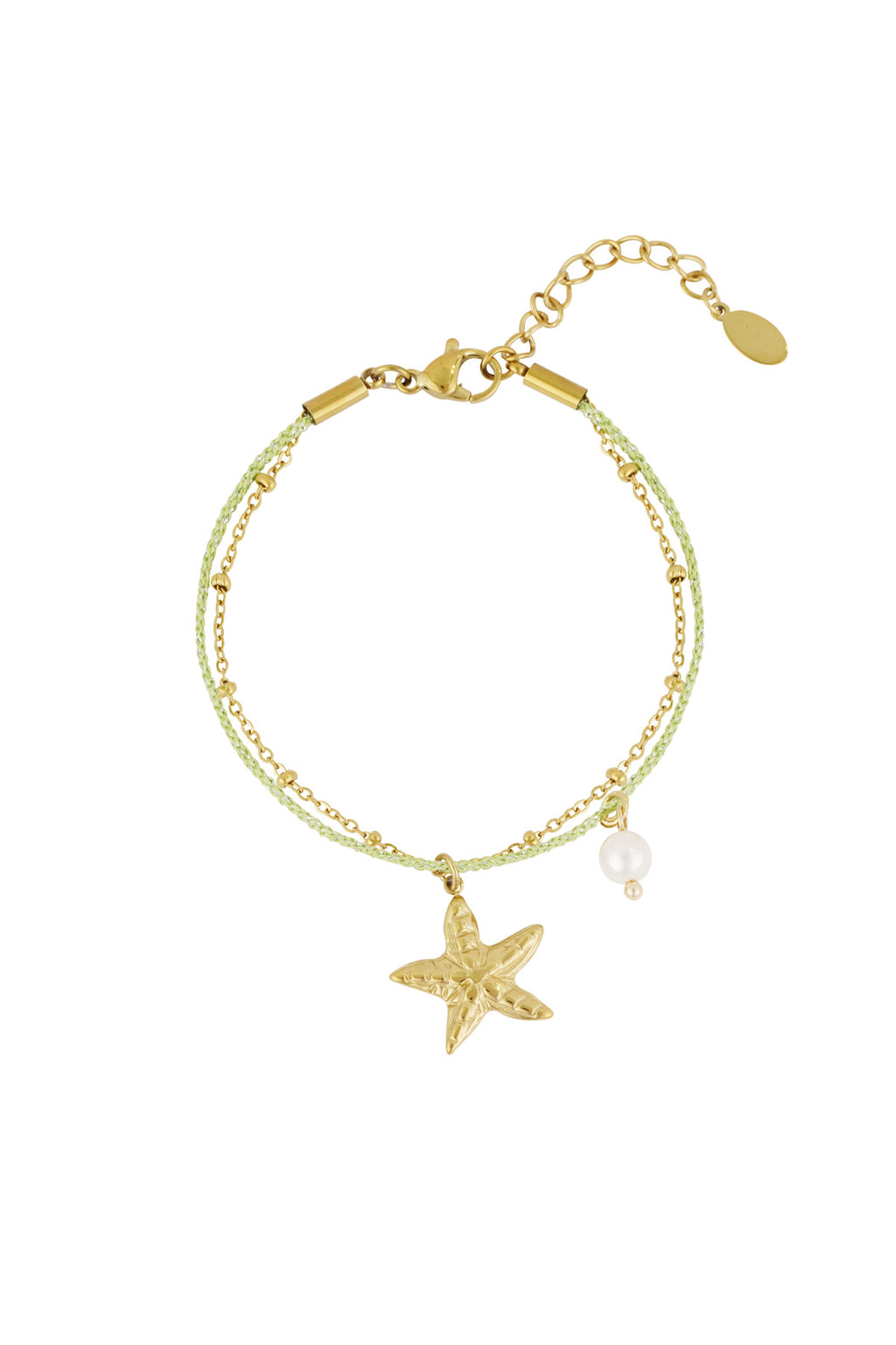 bracelet starfish pearl