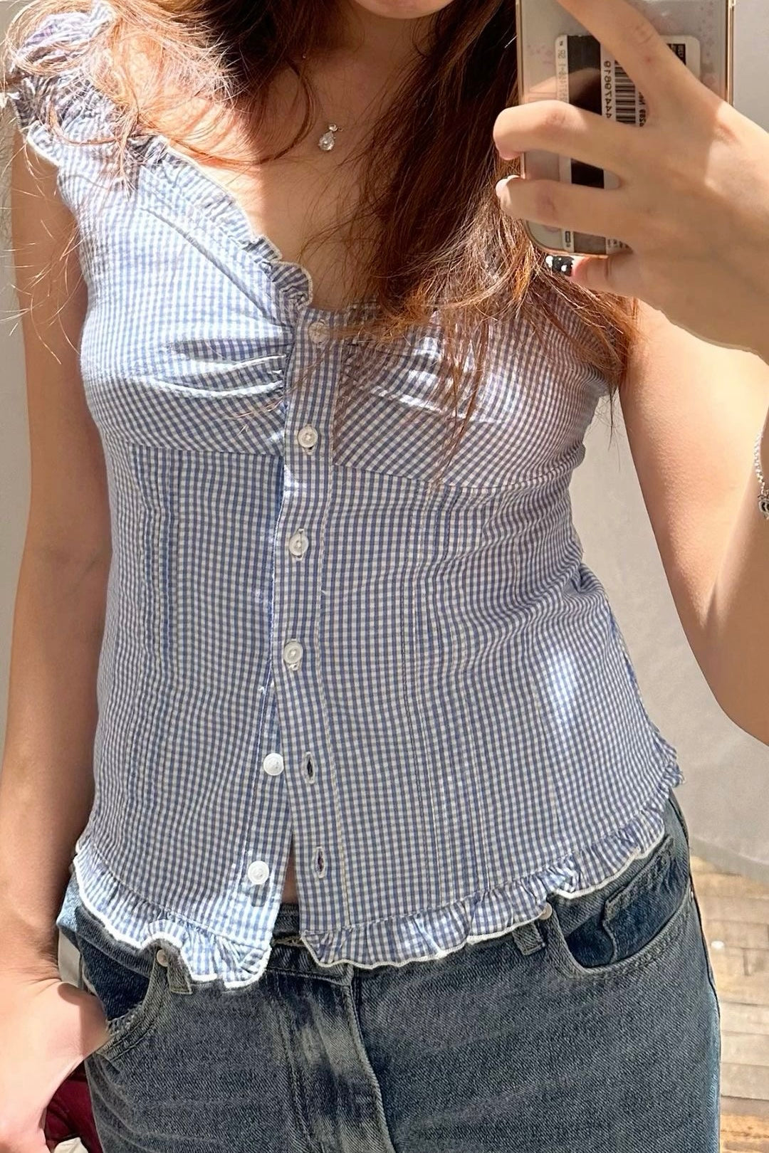 ★ Blue Stockholm Corset Top