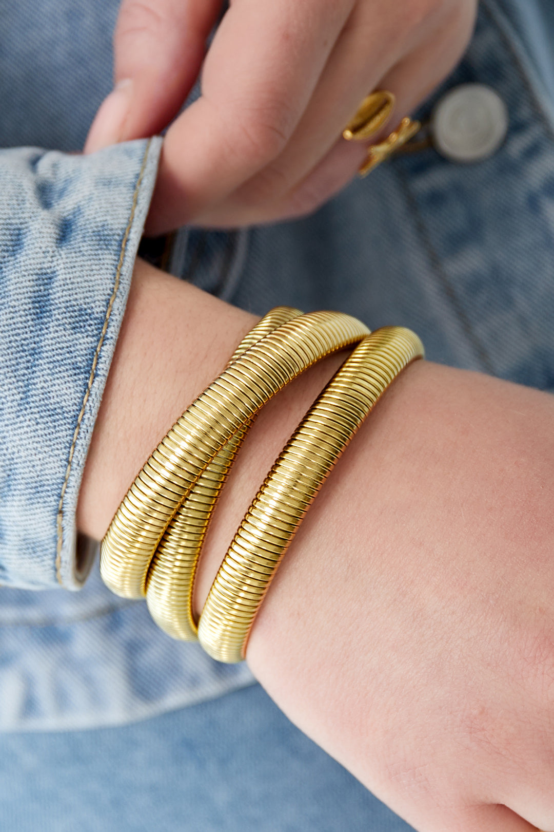 slave bracelet three double