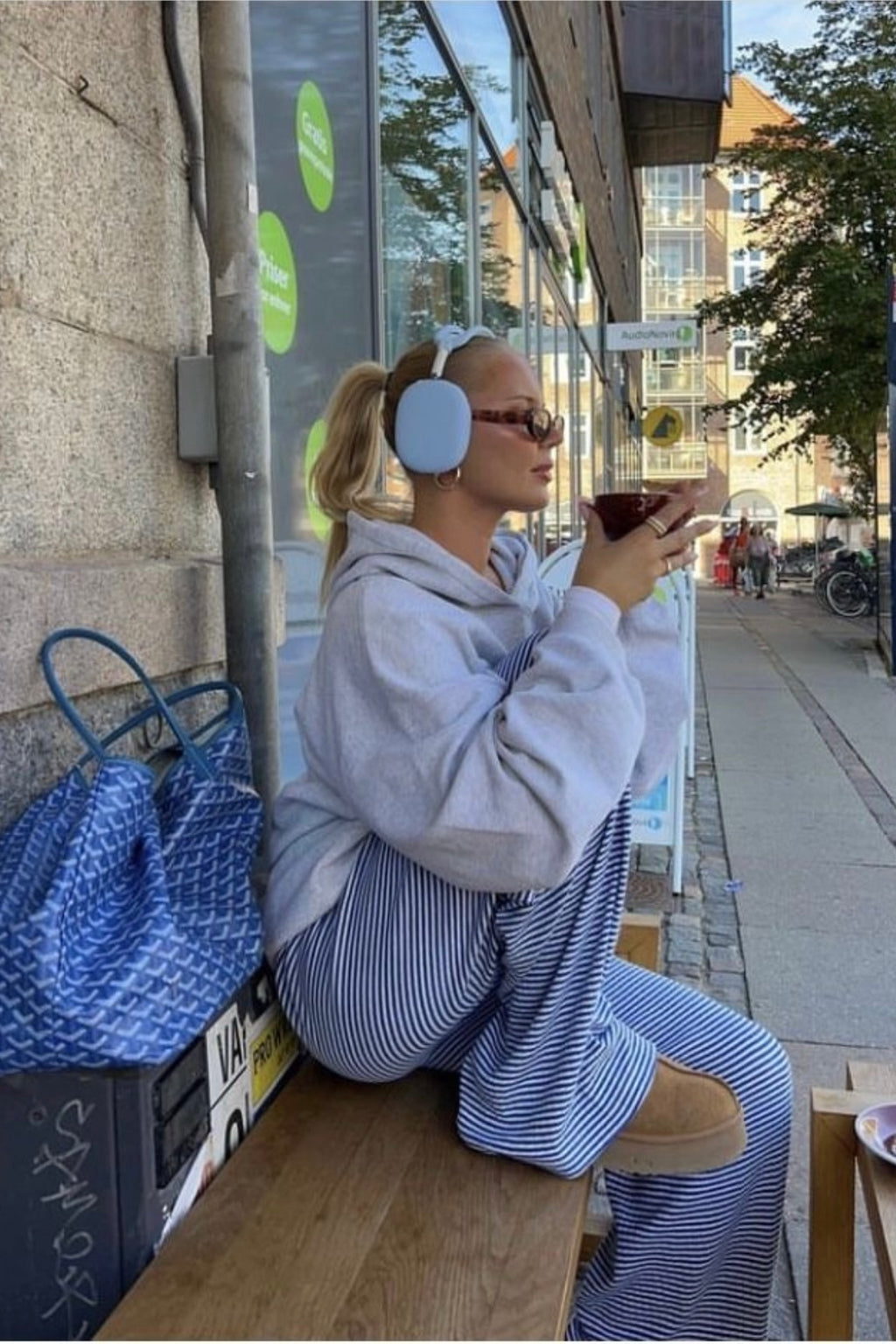 ★ Striped Wide-Leg Lounge Pants