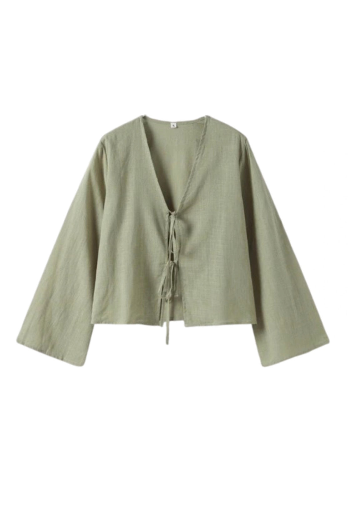 ★ Coastal Breeze Lace-Up Top