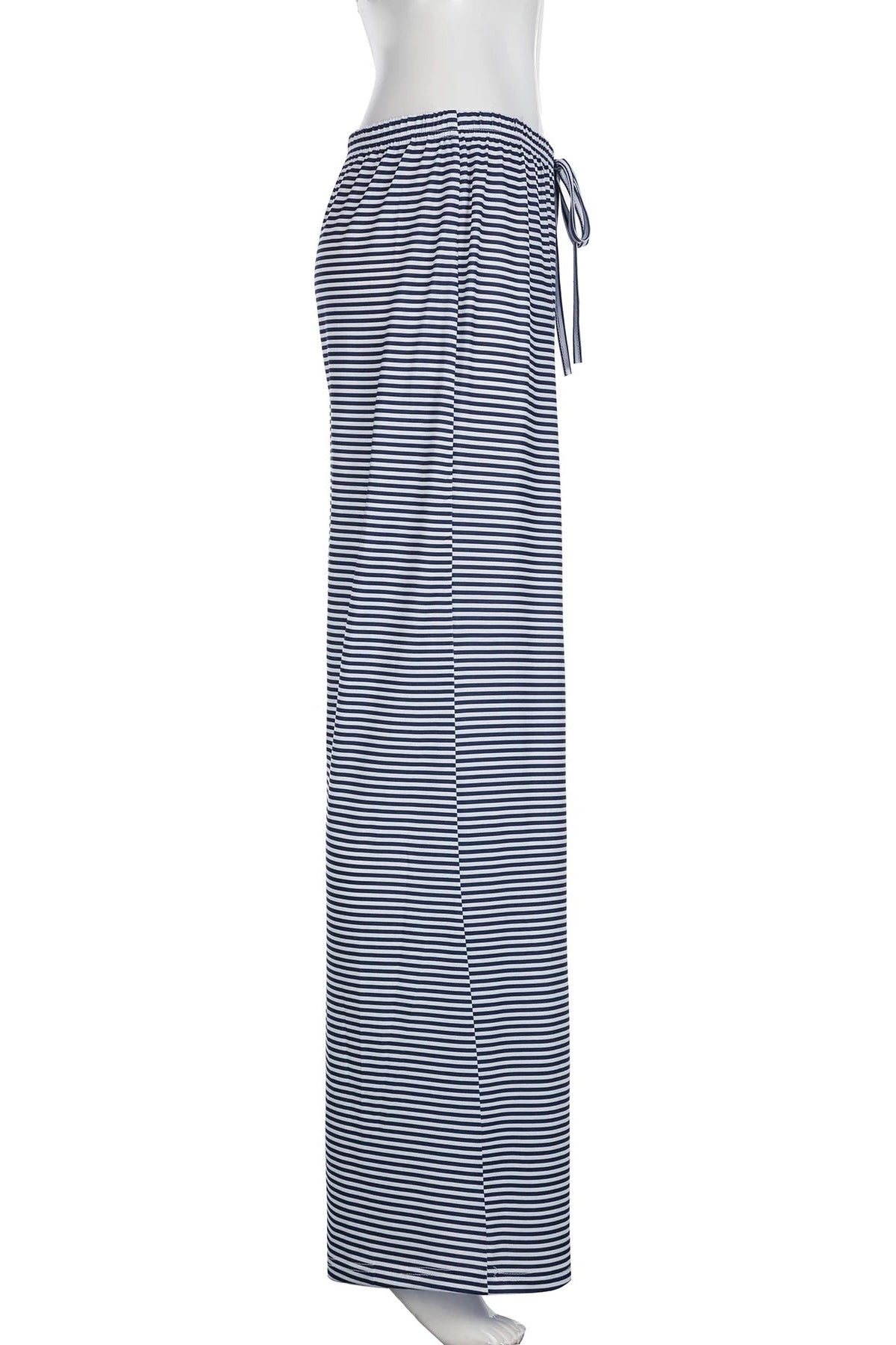 ★ Gestreifte Loungehose mit weitem Bein