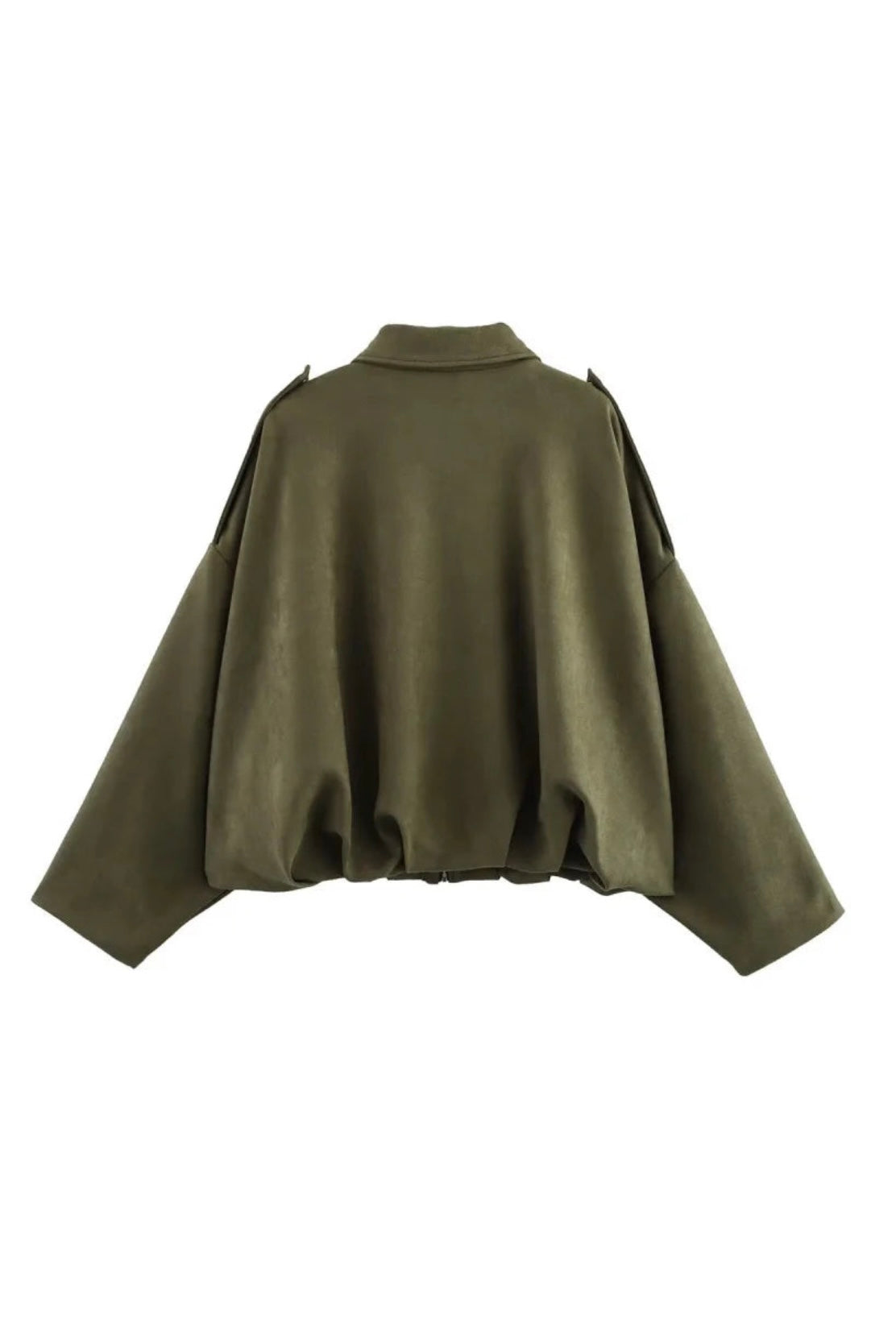 ★ Bomberjacke mit urbanem Wildledereffekt