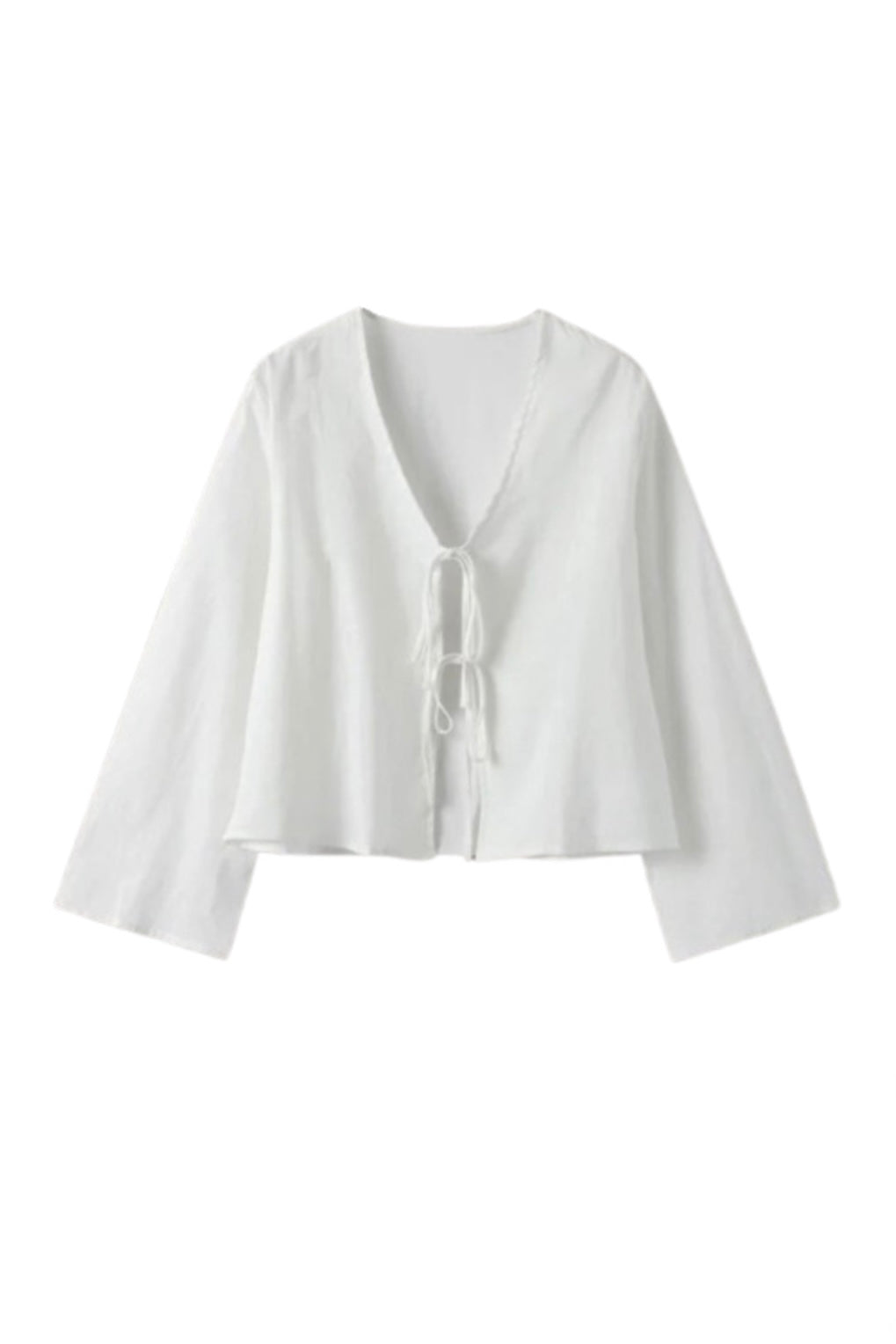 ★ Coastal Breeze Lace-Up Top