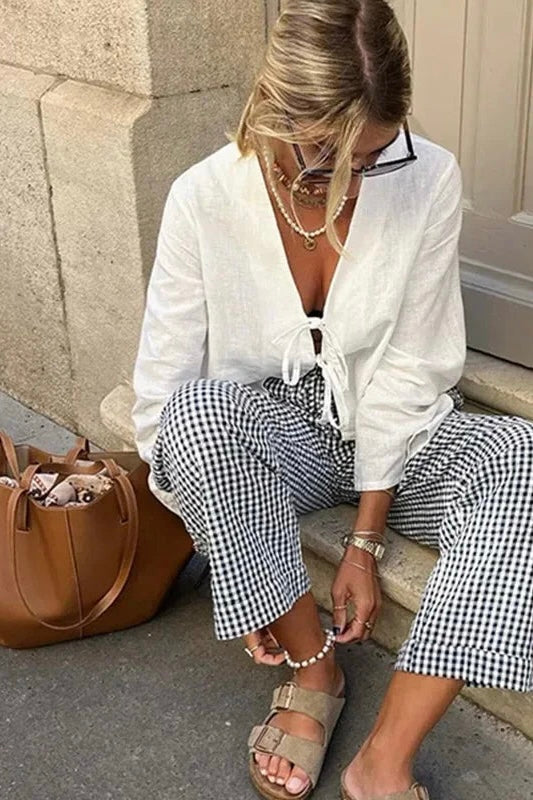 ★ Coastal Breeze Schnüroberteil