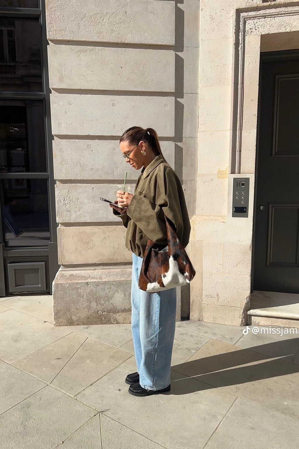 ★ Urban Suede Effect Bomber Jacket