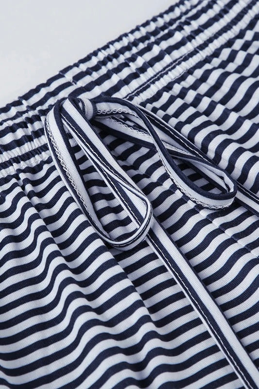 ★ Striped Wide-Leg Lounge Pants