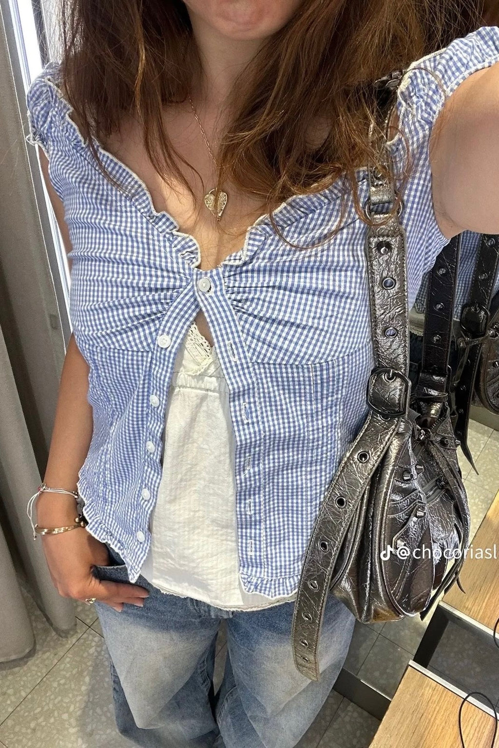 ★ Blue Stockholm Corset Top