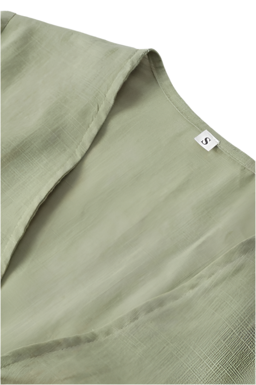 ★ Coastal Breeze Lace-Up Top