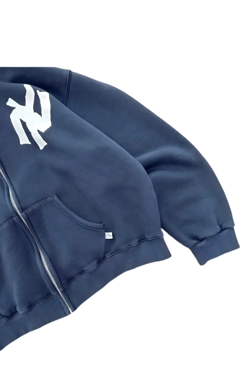 ★ The Navy Classic NY Street Zip Hoodie