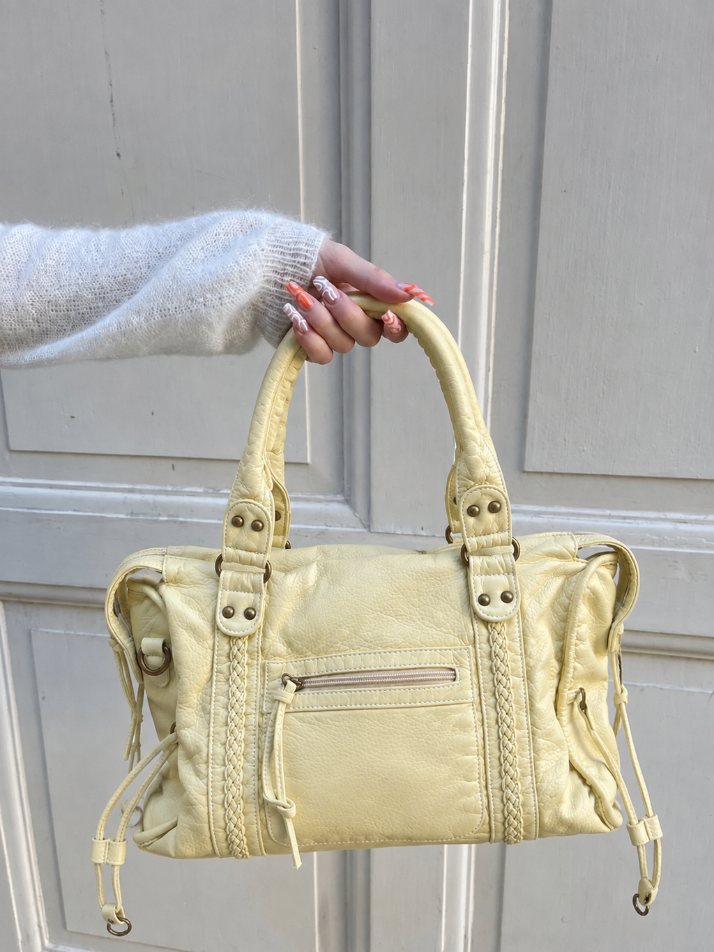 ★ CITY bag big cream