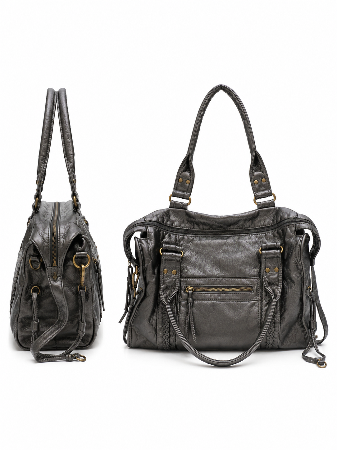 ★ CITY bag big silver