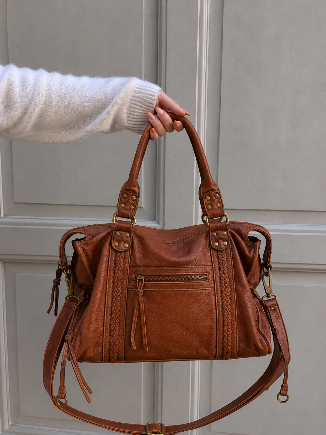 ★ CITY bag big tan