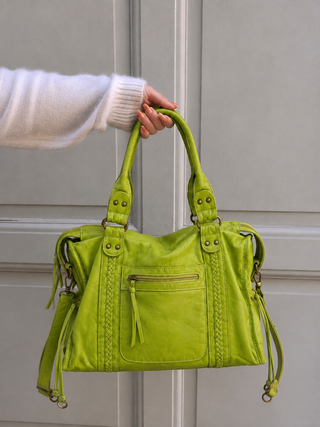 ★ CITY bag big lime