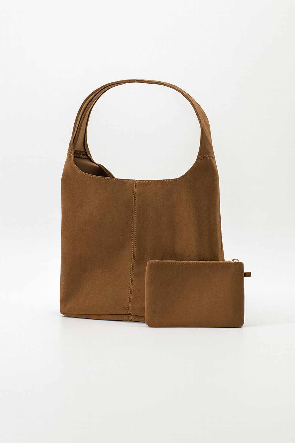 ★ Vintage Suede Shoulder Tote