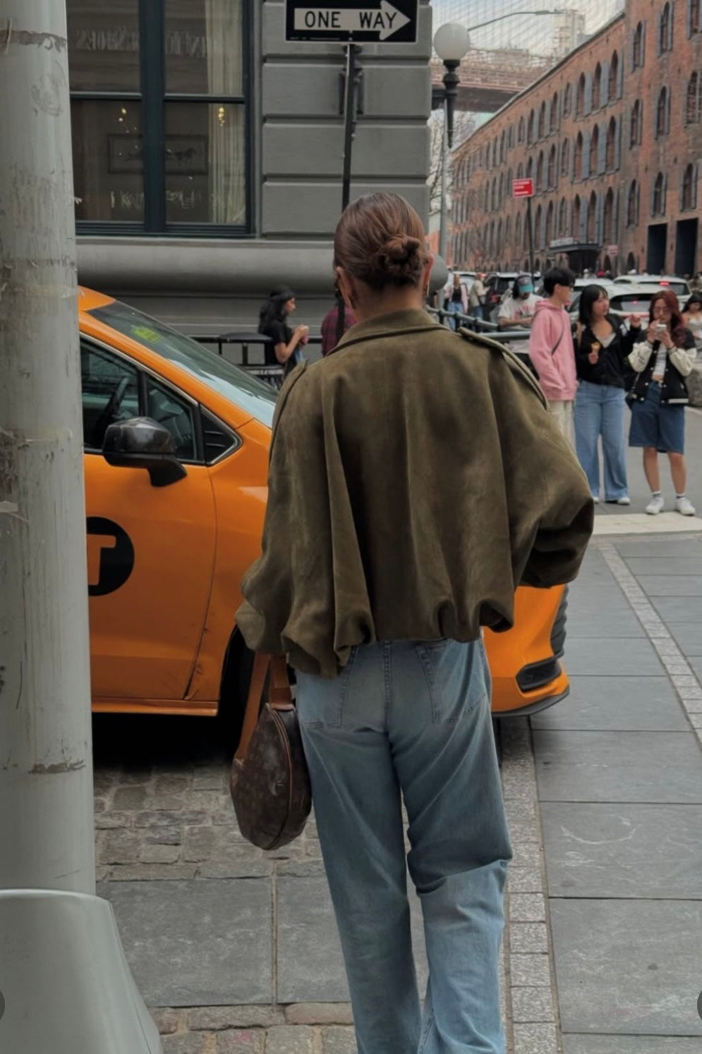 ★ Urban Suede Effect Bomber Jacket