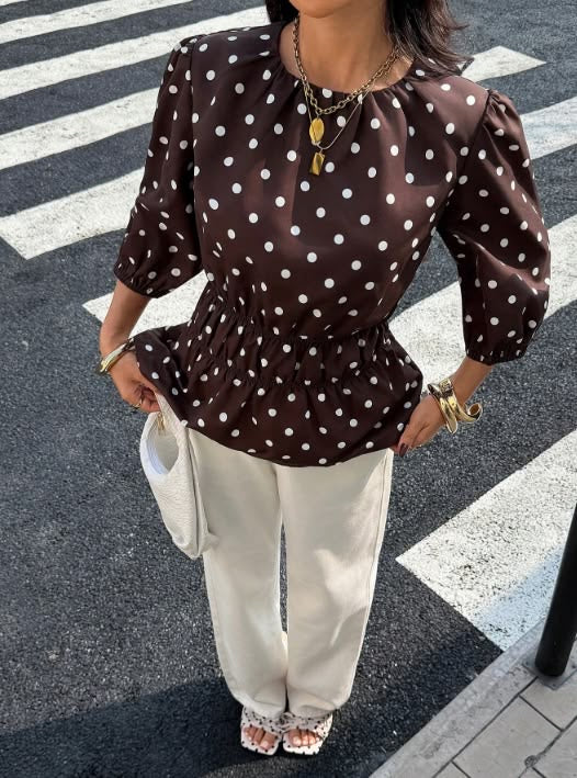 ★ Copenhagen Dot Blouse