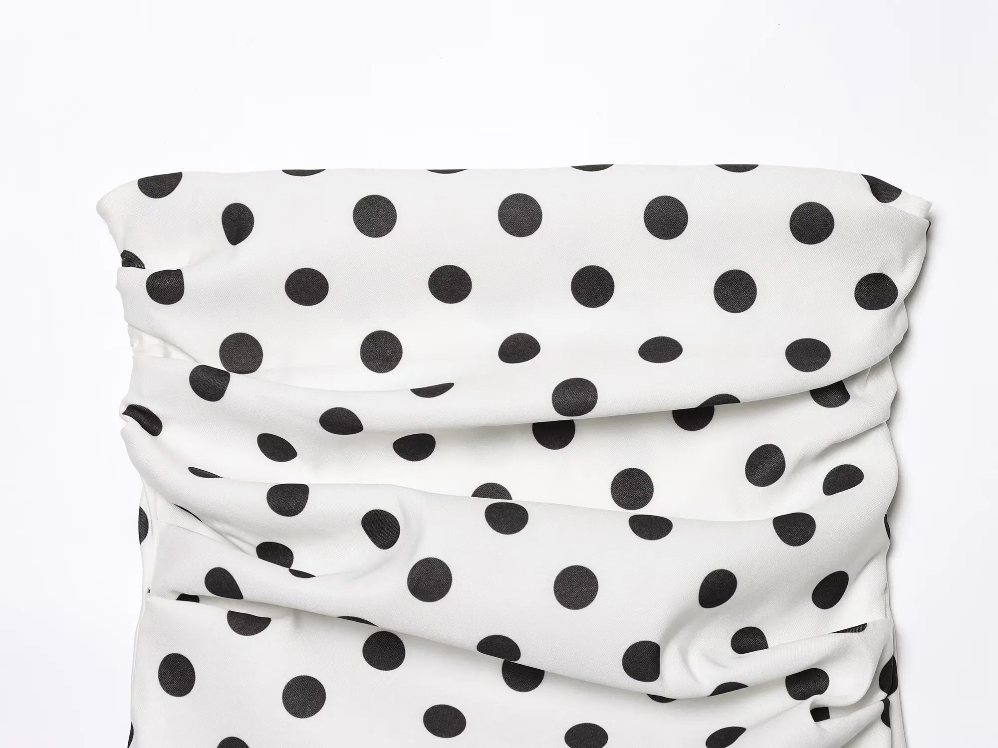 ★ Polka Strapless Top