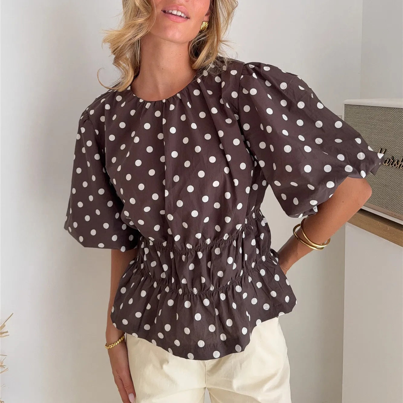 ★ Copenhagen Dot Blouse