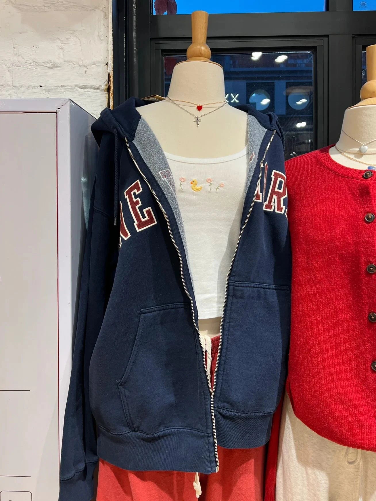 ★ New York Oversized Zip Hoodie
