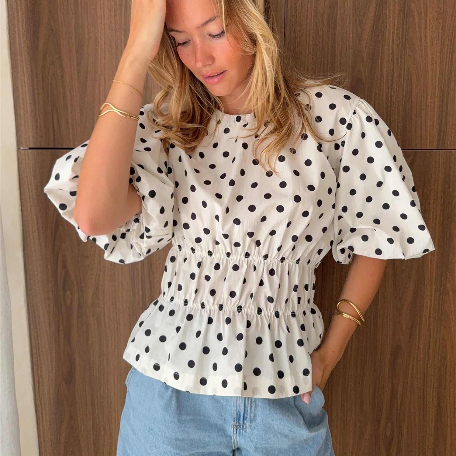 ★ Copenhagen Dot Blouse