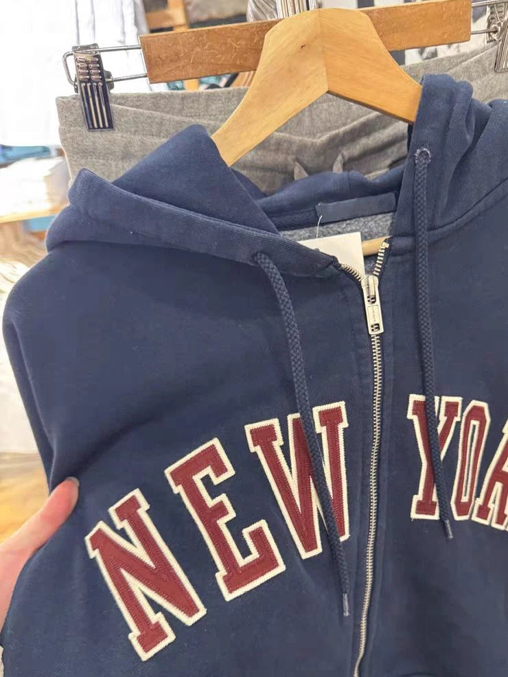 ★ New York Oversized Zip Hoodie