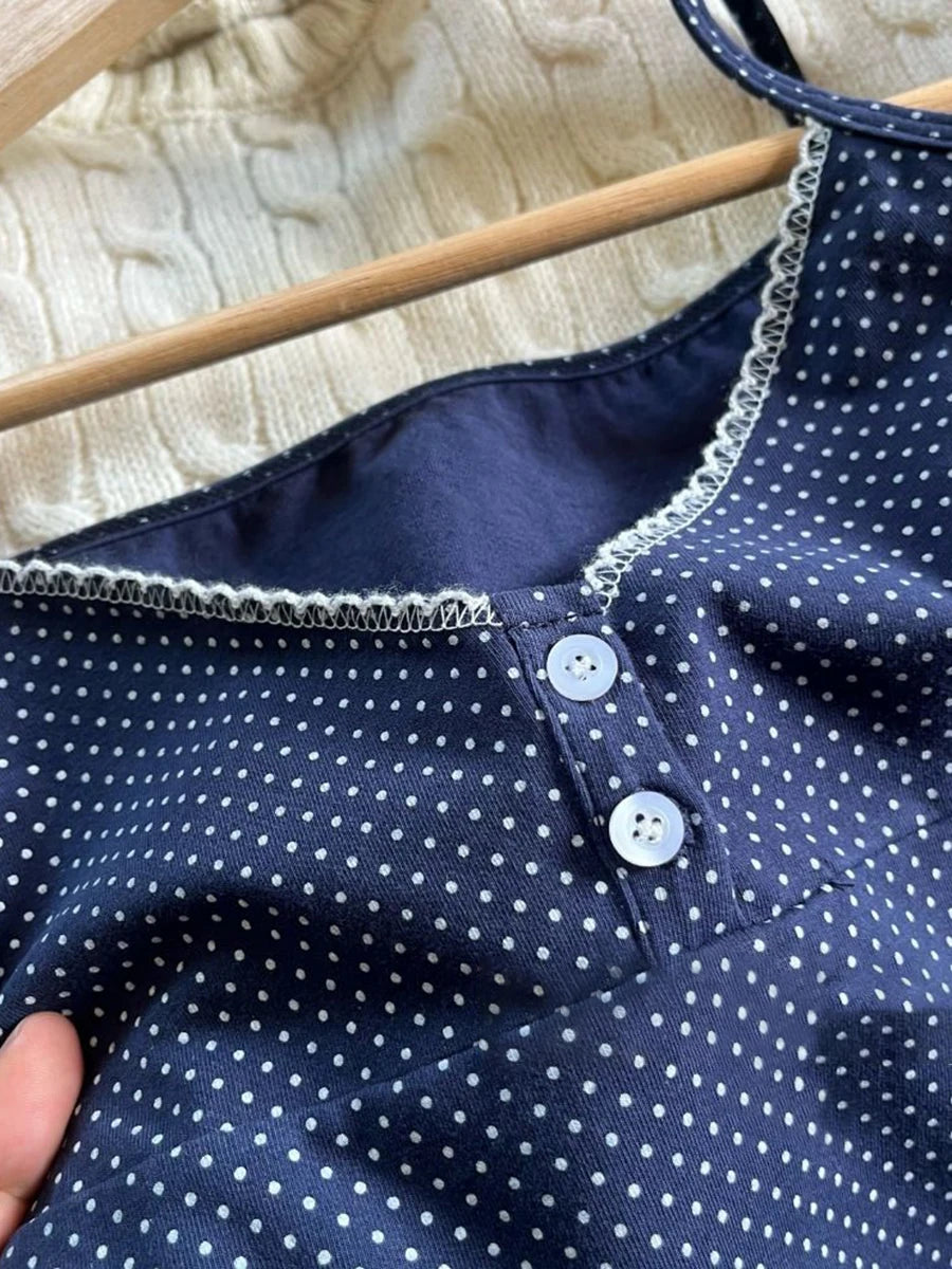 ★ Midnight Dot Cami