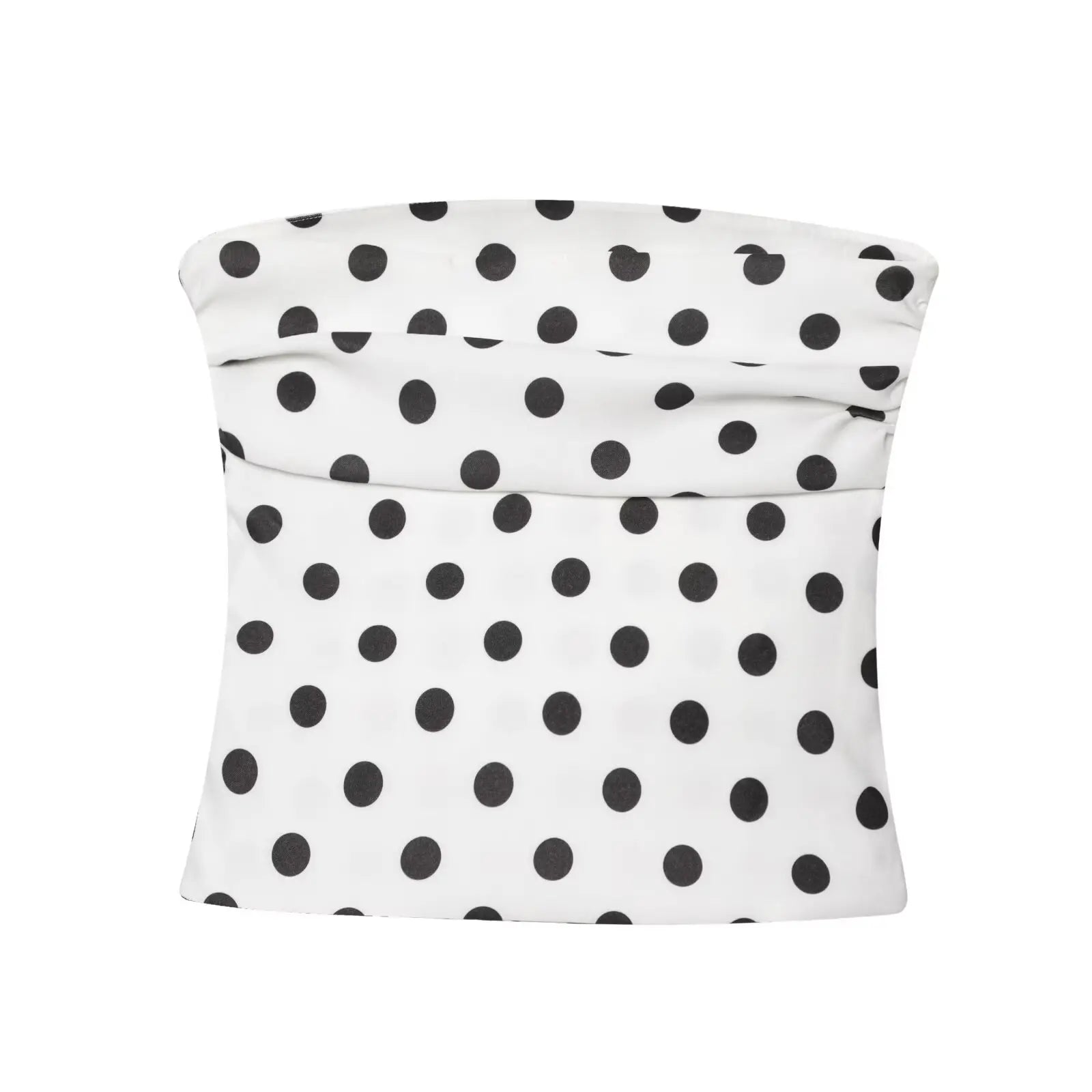 ★ Polka Strapless Top