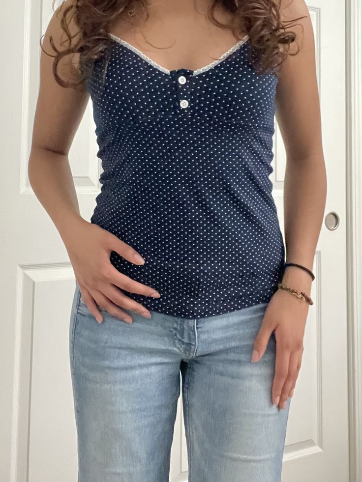 ★ Midnight Dot Cami