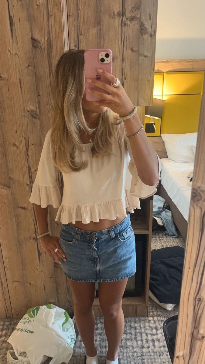 ★ Soho Denim Mini Skirt